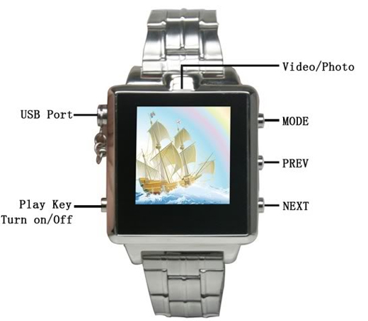 8G MP4 Spy Camera Mi