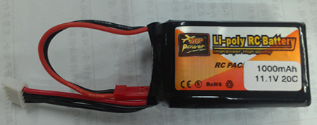 1000mAh 11.1V 20C 3s