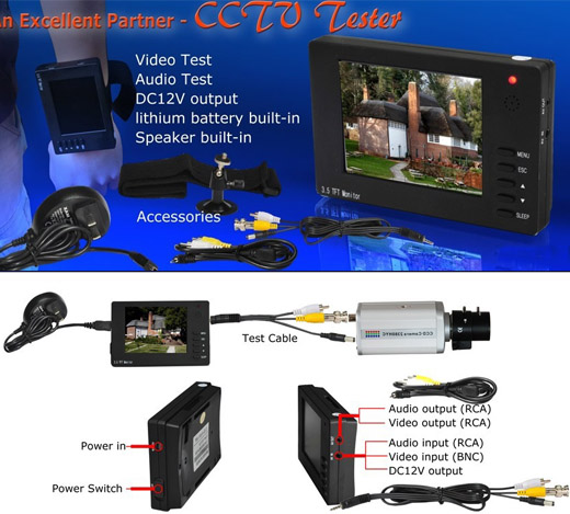3.5" CCTV Camer