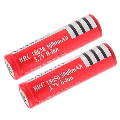 2x UltraFire 18650 3