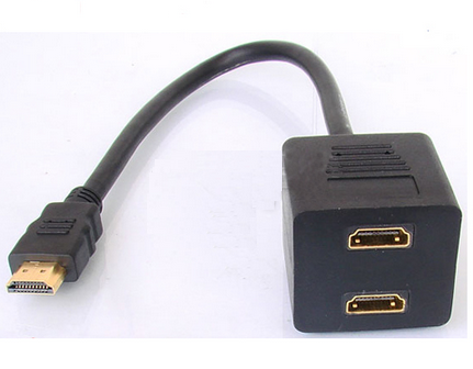 HDMI Male To 2x HDMI