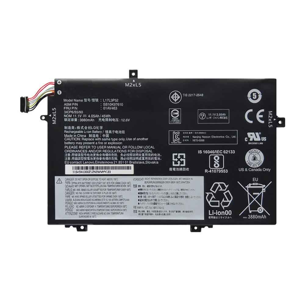 Batterie pour 45Wh 11.1V L17L3P52