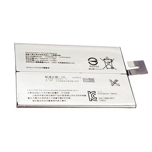 Batterie pour 3000mAh/11.6WH 3.85V/4.4V 12390586-00