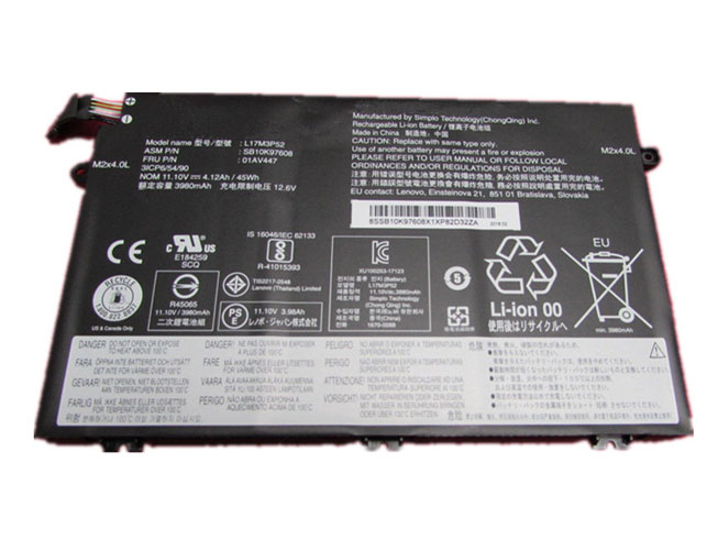 Batterie pour 4120mAh/45Wh 11.1V L17M3P52
