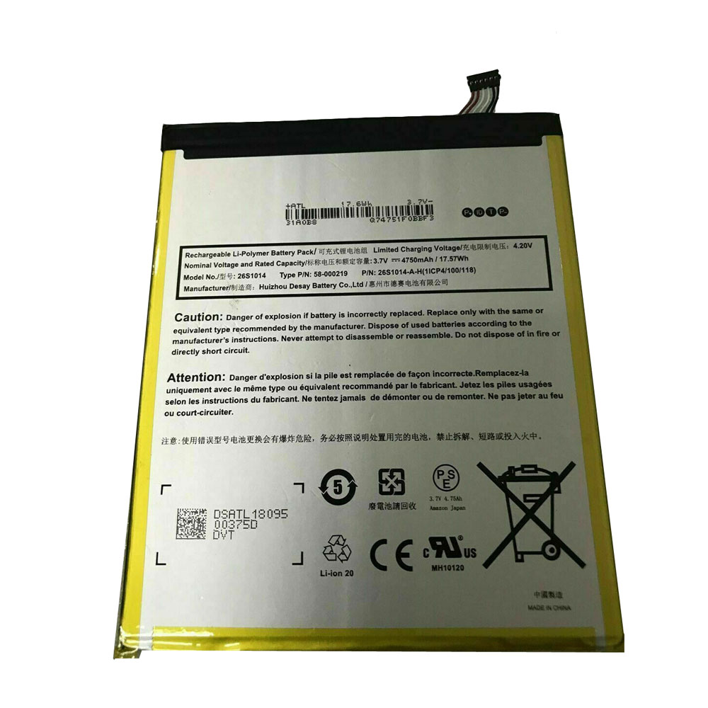 different S10 battery