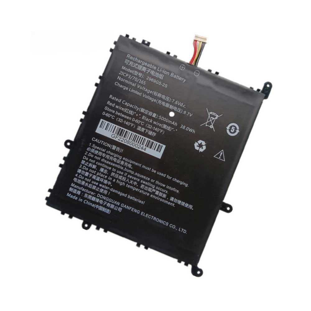 Batterie pour 5000mAh 7.6V 2969G5-2S