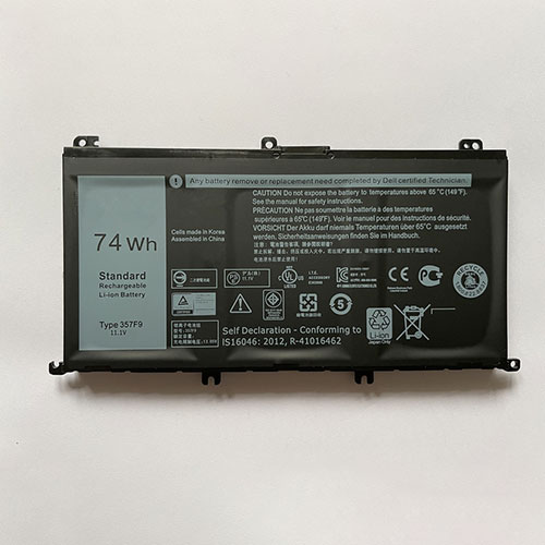 Batterie pour 74Wh 11.1V/11.4V 0GFJ6