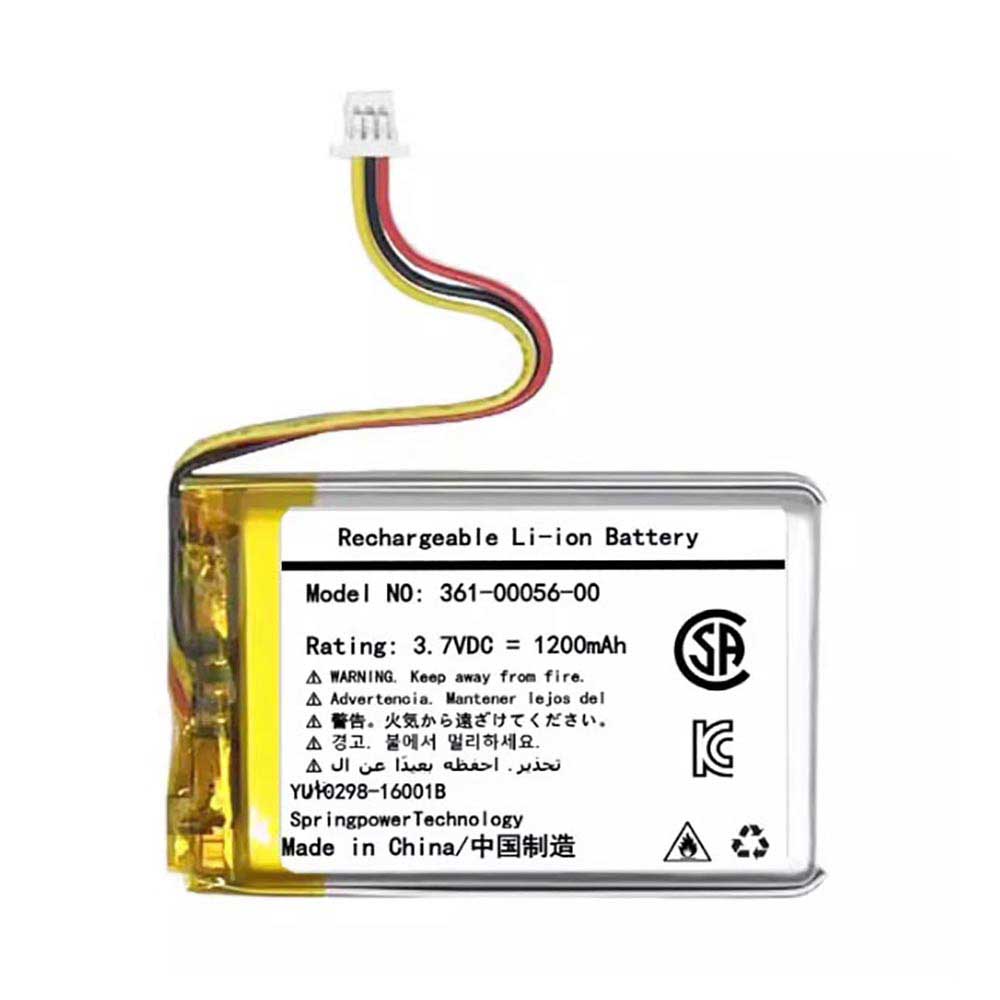 Batterie pour 1200mAh 3.7V 361-00056-00