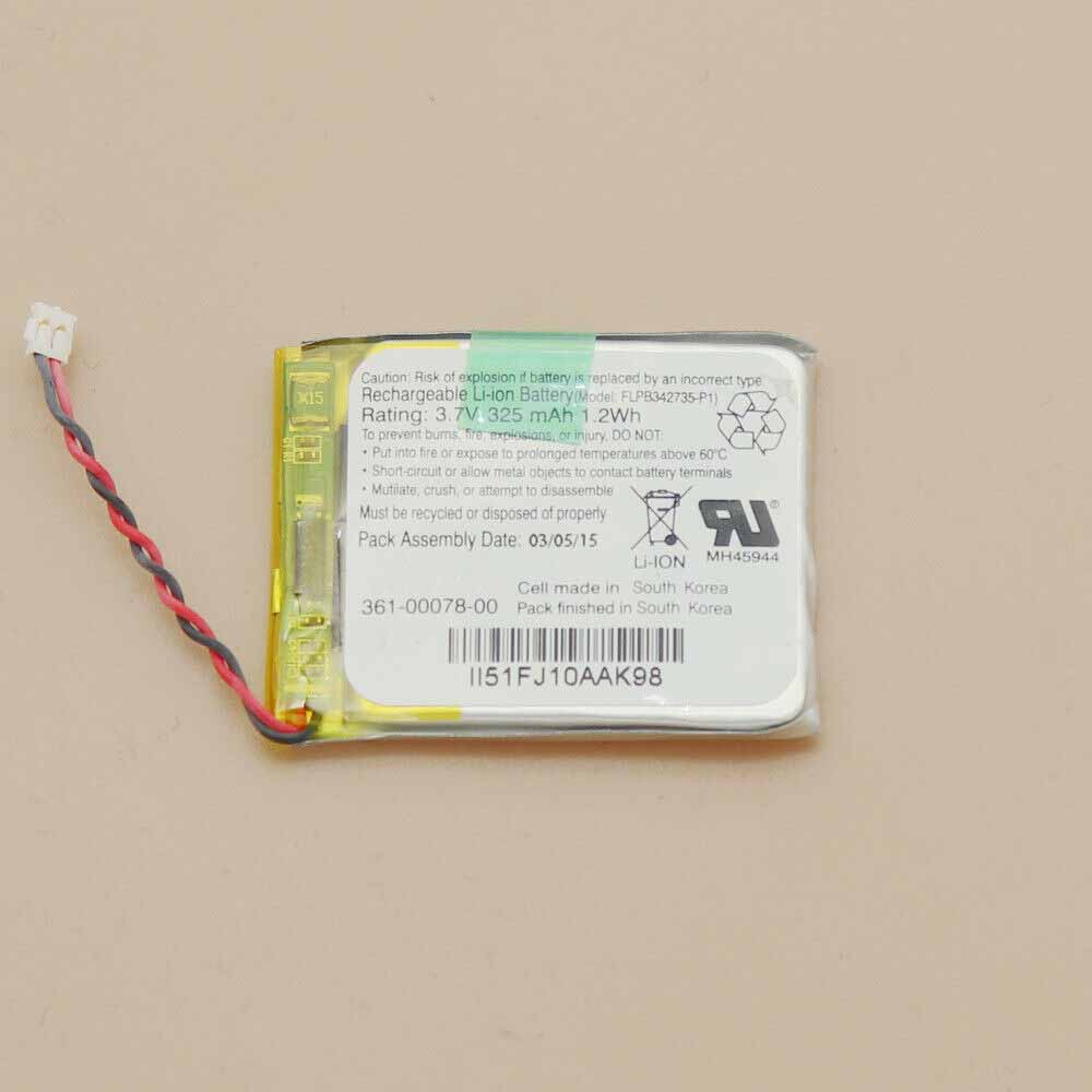 Batterie pour 325mAH/1.2Wh 3.7V 361-00078-00