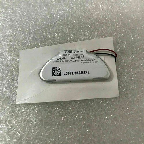 Batterie pour 89MAH/0.34WH 3.8V/4.35V 361-00113-00