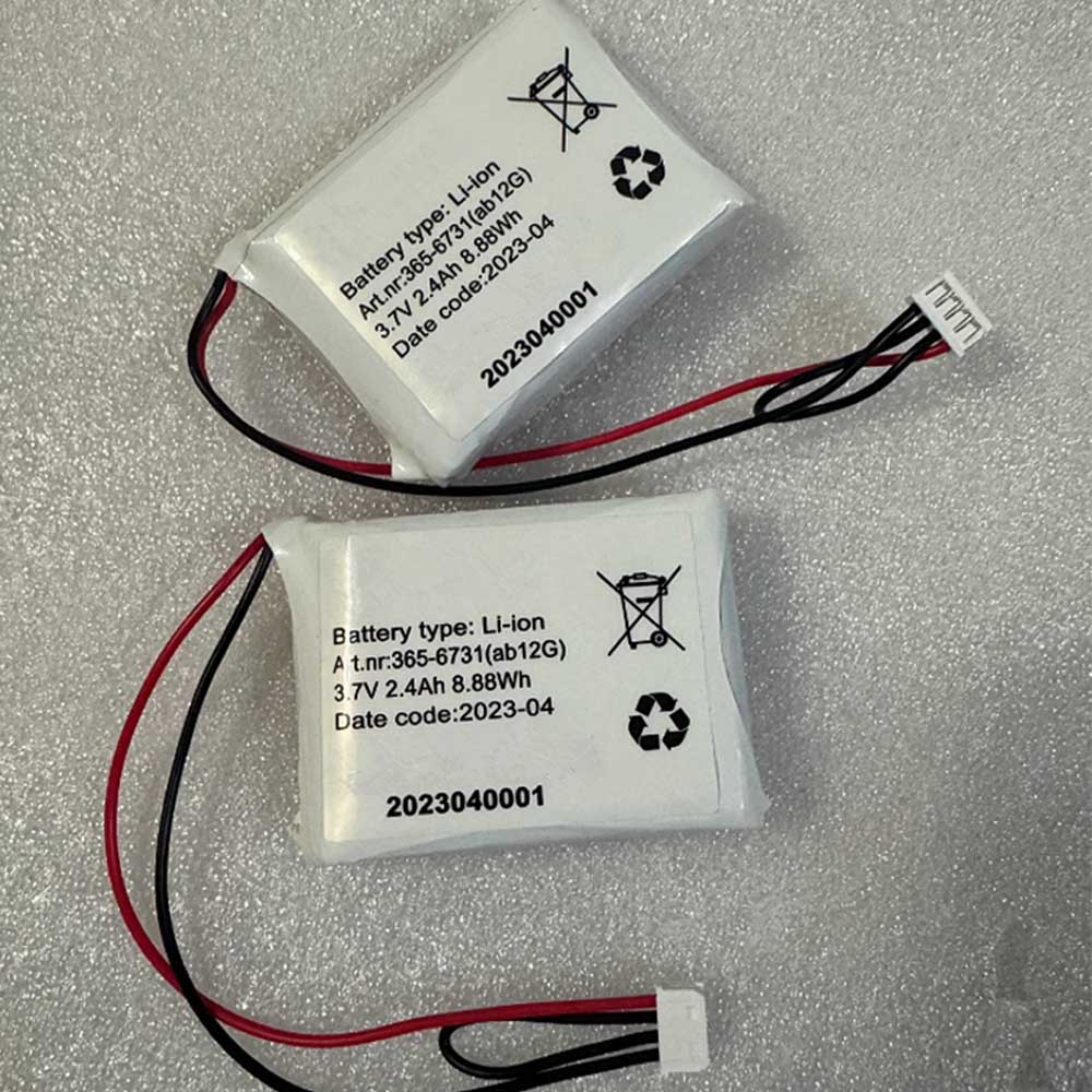 Batterie pour 2.4Ah 3.7V 365-6731(AB12G)