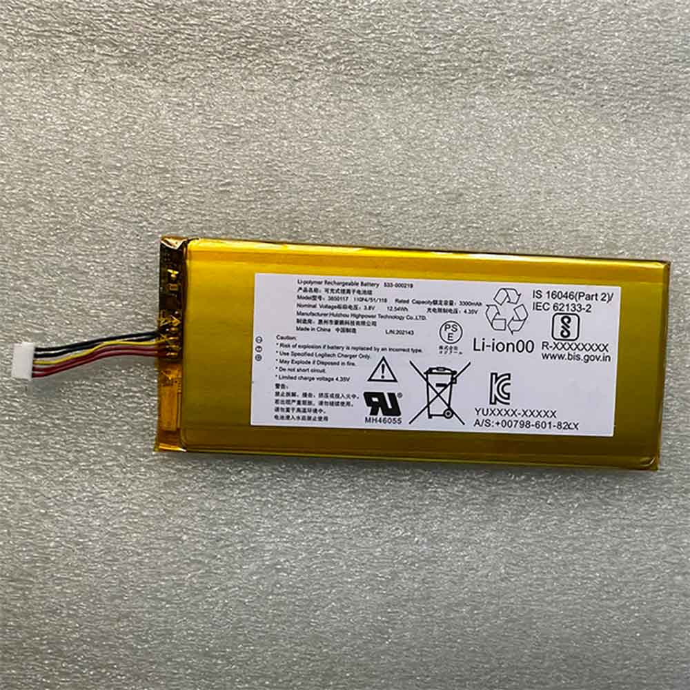 Batterie pour 3080mAh 3.8V 3850117