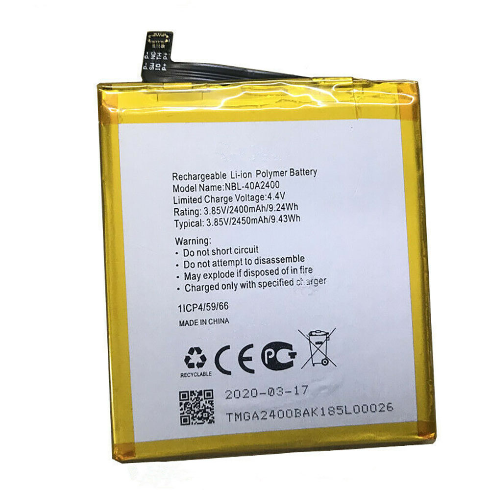 Batterie pour 2400mAh/9.24WH 3.85V/4.4V NBL-40A2400