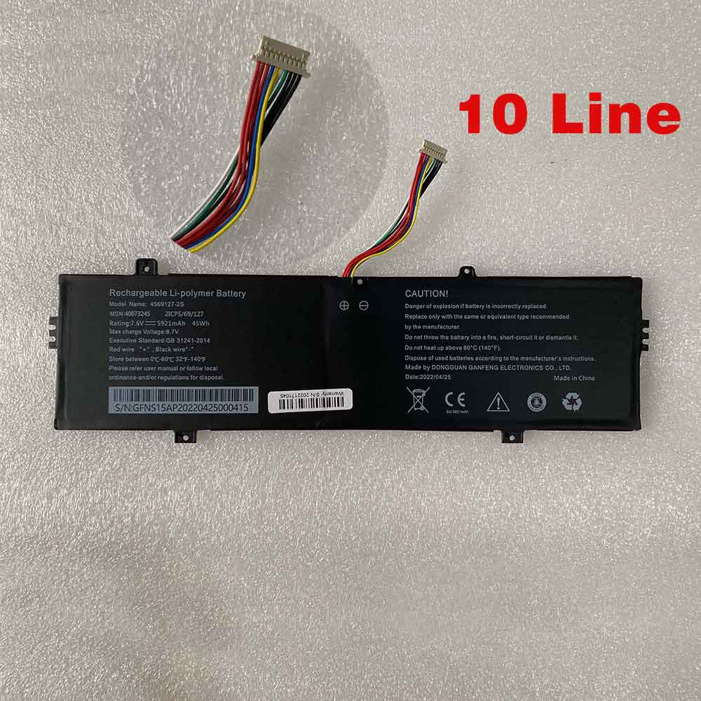 Batterie pour 6150mAh 7.6V U4770130PV-2S1P