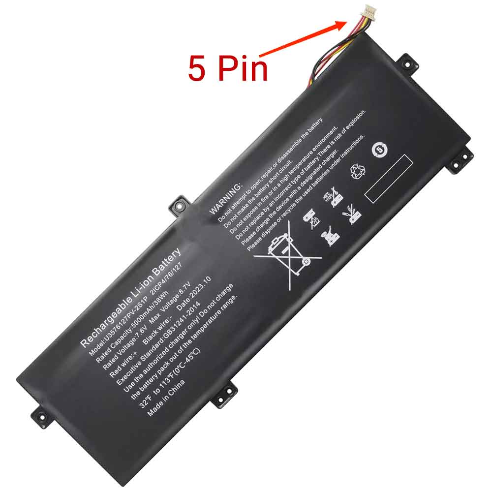 Batterie pour 5000mAh 7.6V U3576127