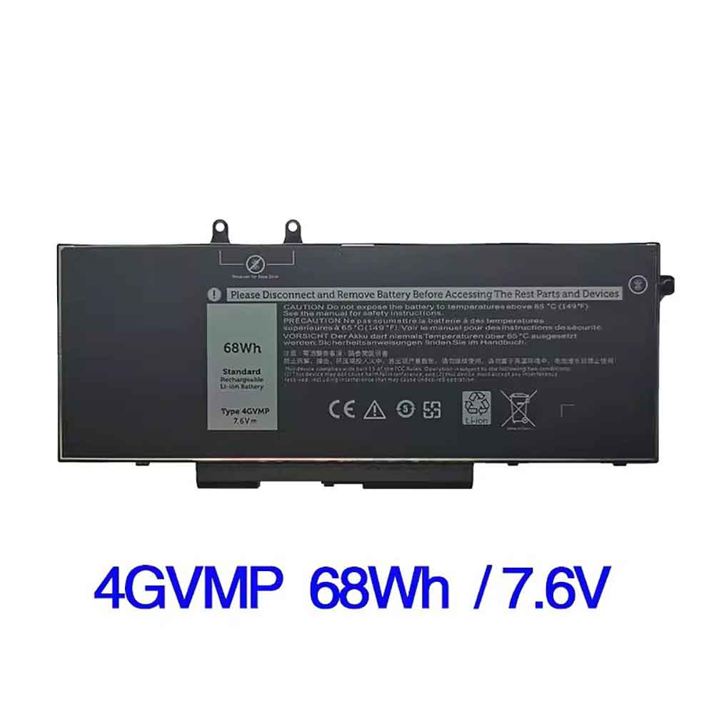 Batterie pour 7.6V 68Wh 9JRYT