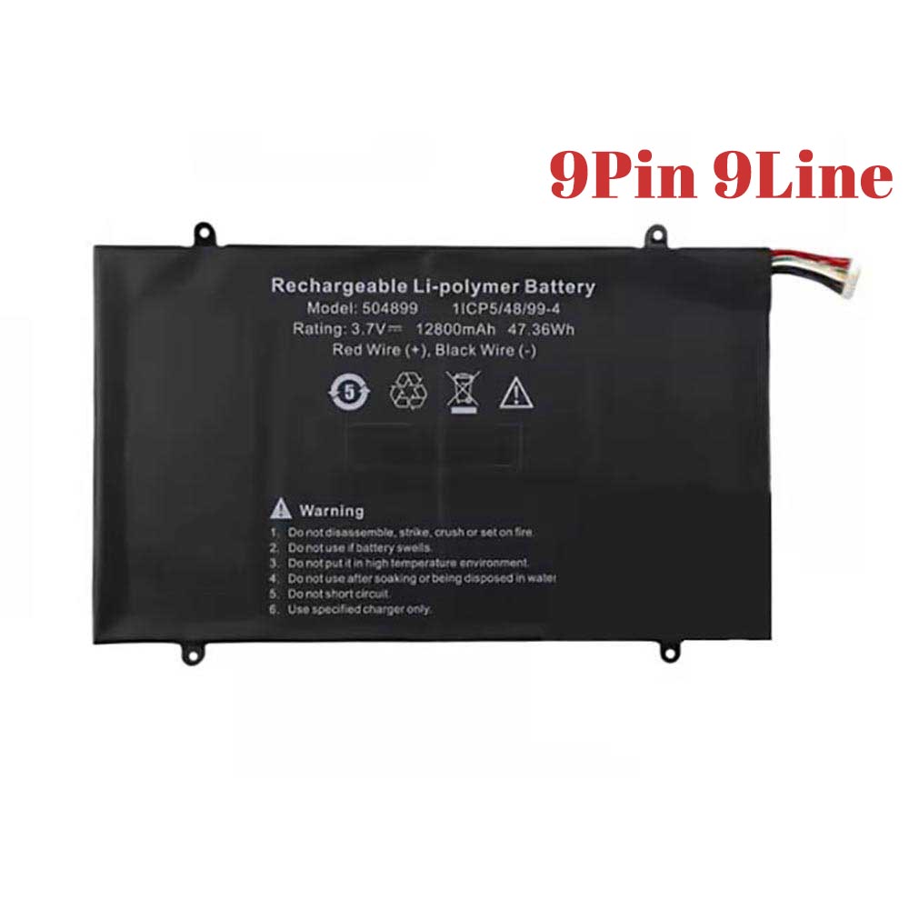 Batterie pour 12800mAh 3.7V 504899