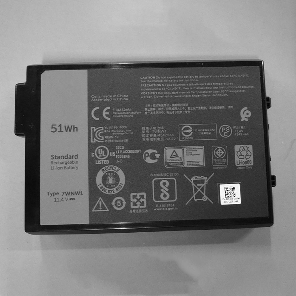 Batterie pour 4342mAh/51Wh 11.4V 0DMF8C
