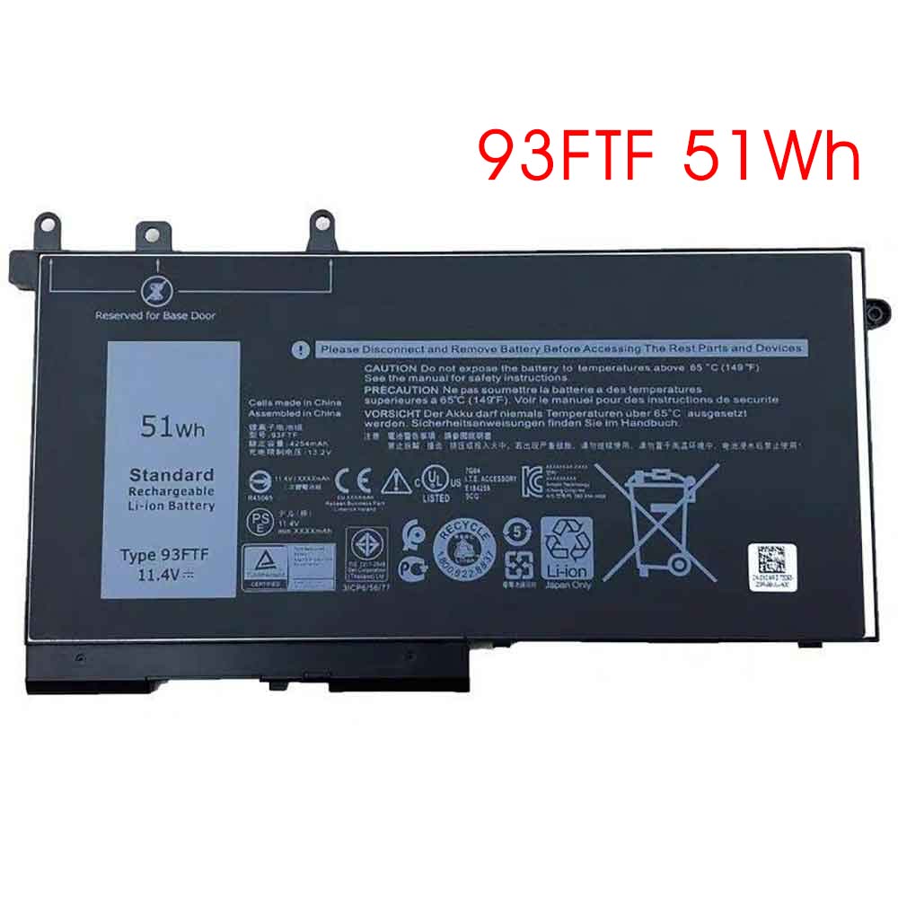 Batterie pour 51Wh 11.4V 4YFVG