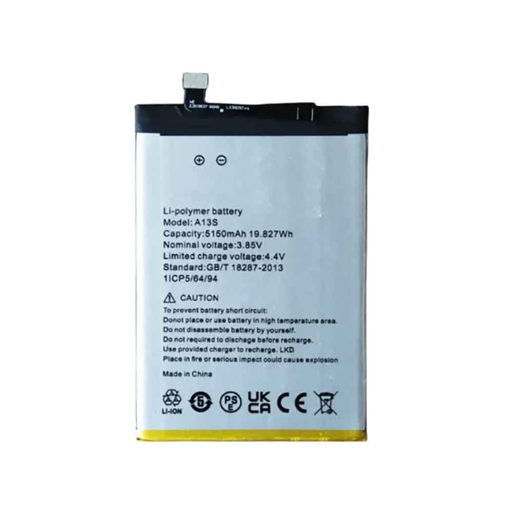 Batterie pour 5150mAh 3.85V A13S