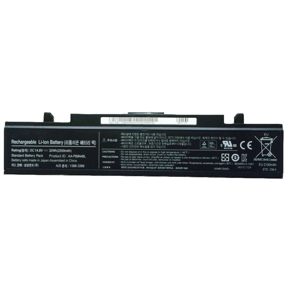 Batterie pour 2200mAh/32WH 14.8V AA-PB9N4BL