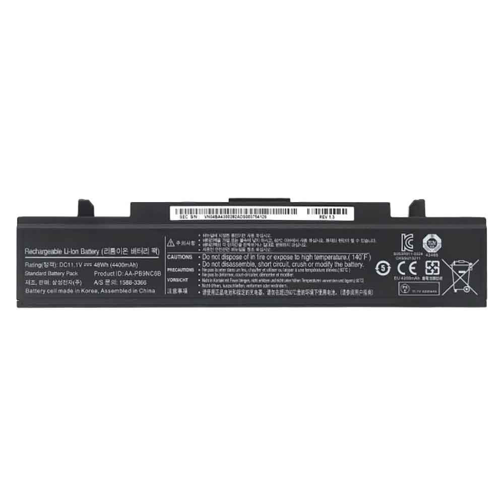 different AA-PB9NC6B battery