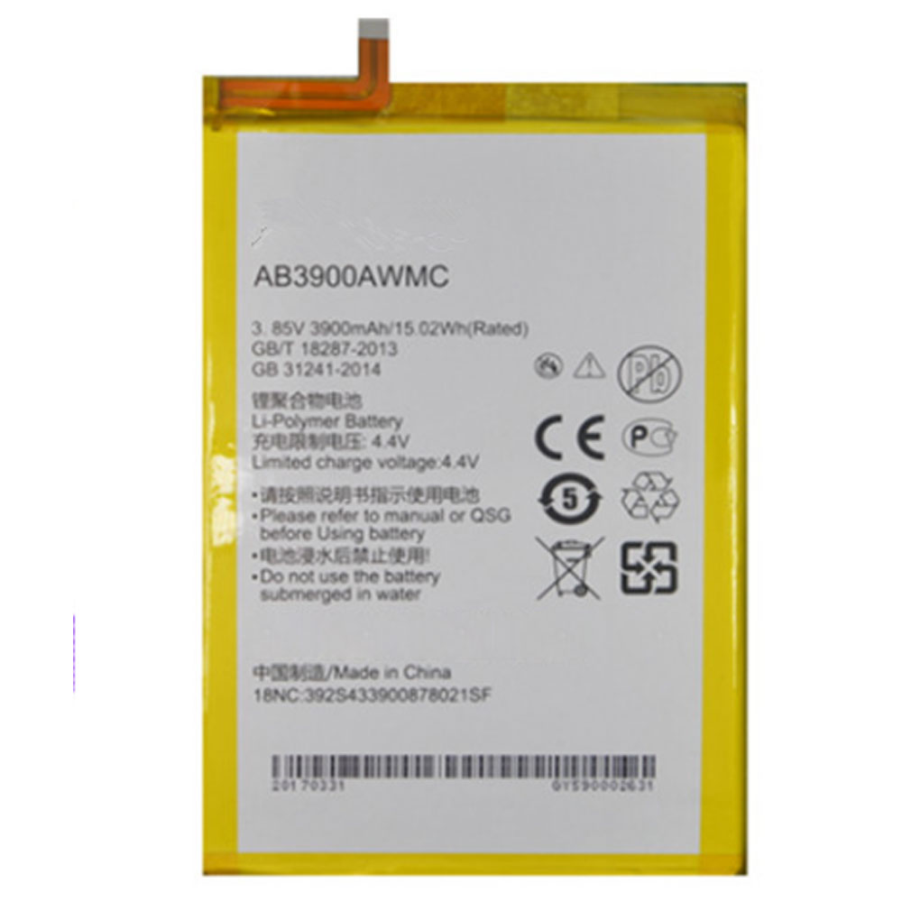 Batterie pour 3000mAh/11.55WH 3.85V/4.4V AB3000LWMT