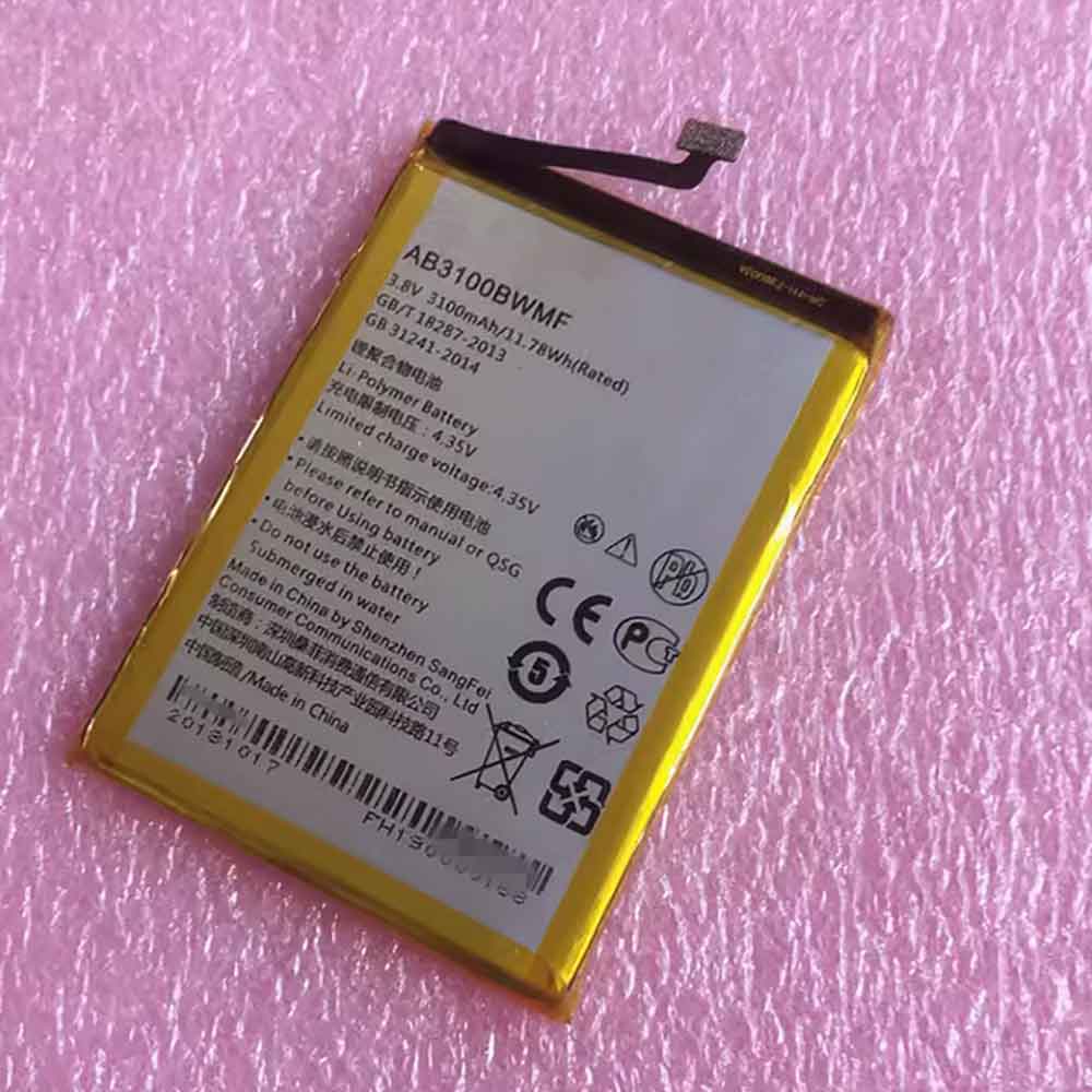 Batterie pour 3100mAh 3.8V AB3100BWMF