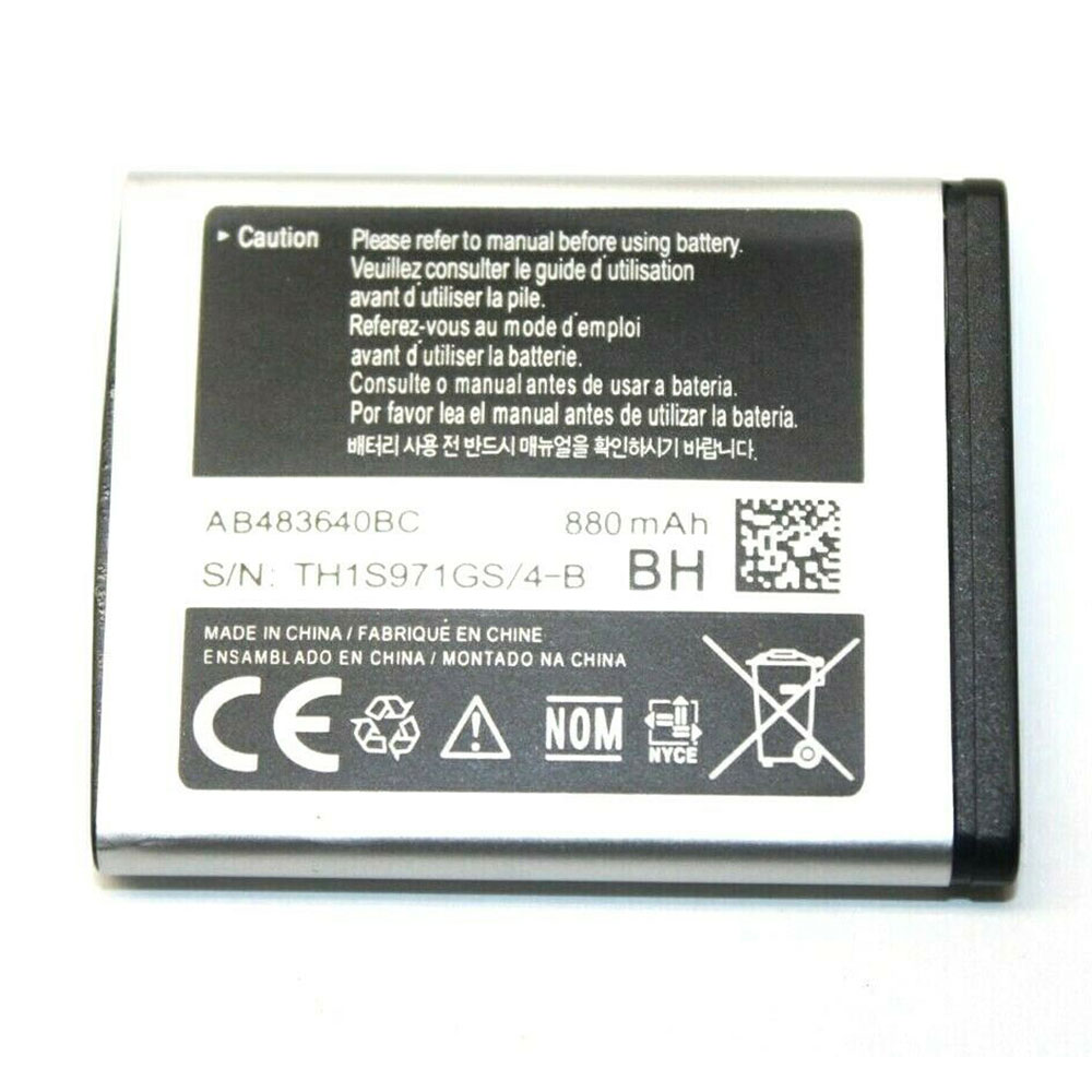 Batterie pour 800mAh 3.7V/4.2V AB483640BC