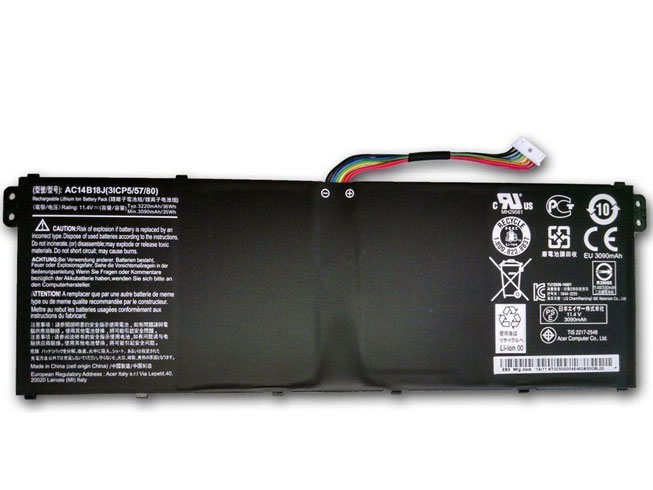 Batterie pour 36Wh/3220mAh/3090mAh 11.4v AC14B13J