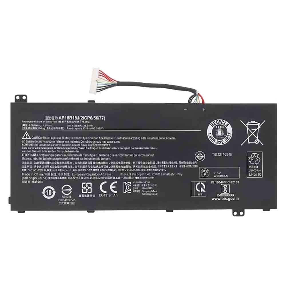 different AP18 battery