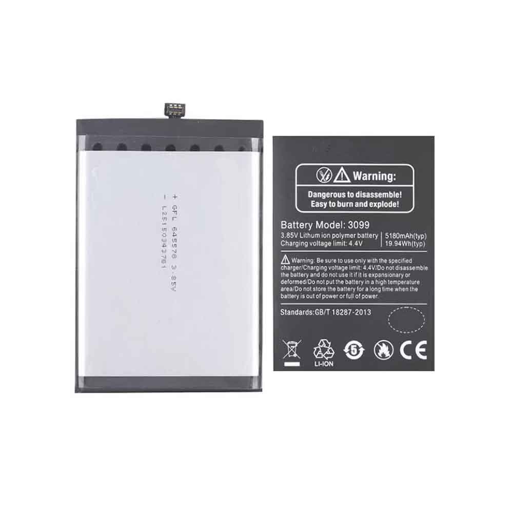 Batterie pour 5180mAh 3.85V 3099