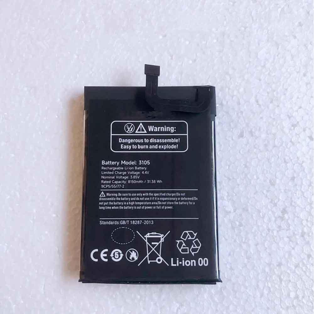 Batterie pour 8150mAh 3.85V 3105