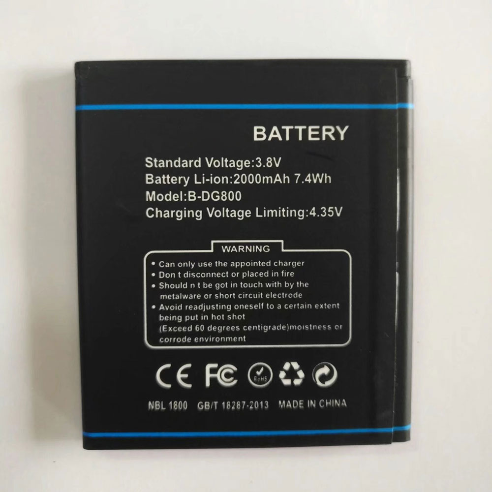 Batterie pour 2000mAh 3.8V/4.35V B-DG800