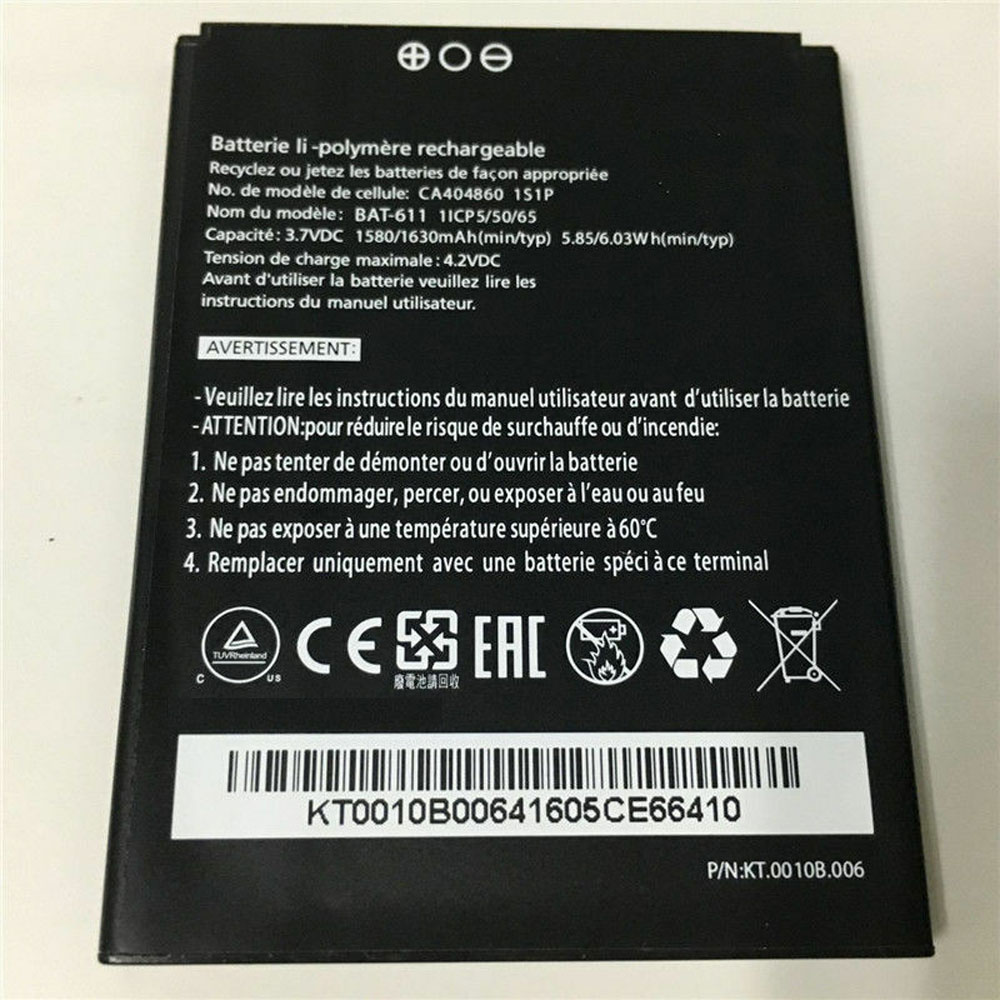 Batterie pour 2020mAh/7.8WH 3.8V/4.35V B11P1406