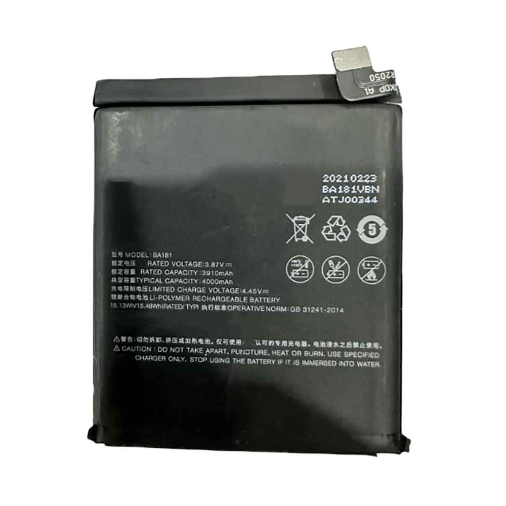 Batterie pour 4000mAh 3.87V BA181