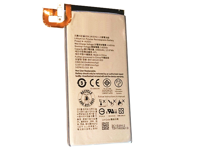 Batterie pour 3360mah/12.87wh 3.83V BAT-60122-003