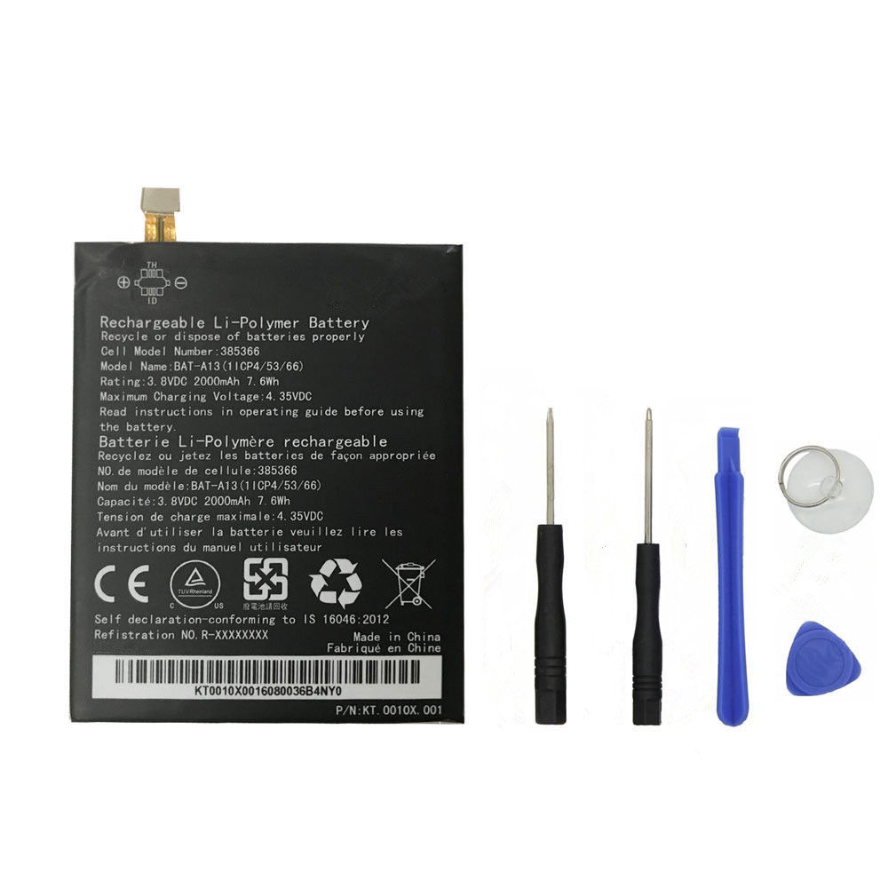 Batterie pour 2000mAh 3.8V 385366