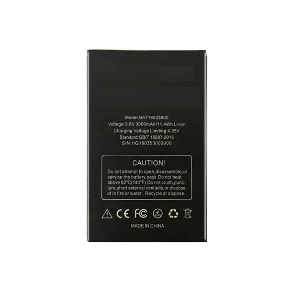 Batterie pour 3000mAh 3.8V BAT16533000