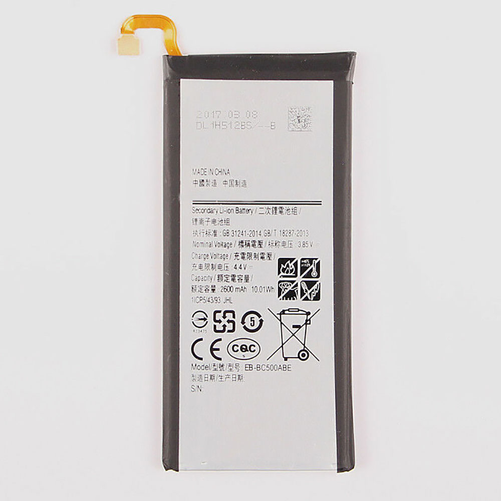 Batterie pour 2600mAh/10.01WH 3.85V/4.4V EB-BC500ABE