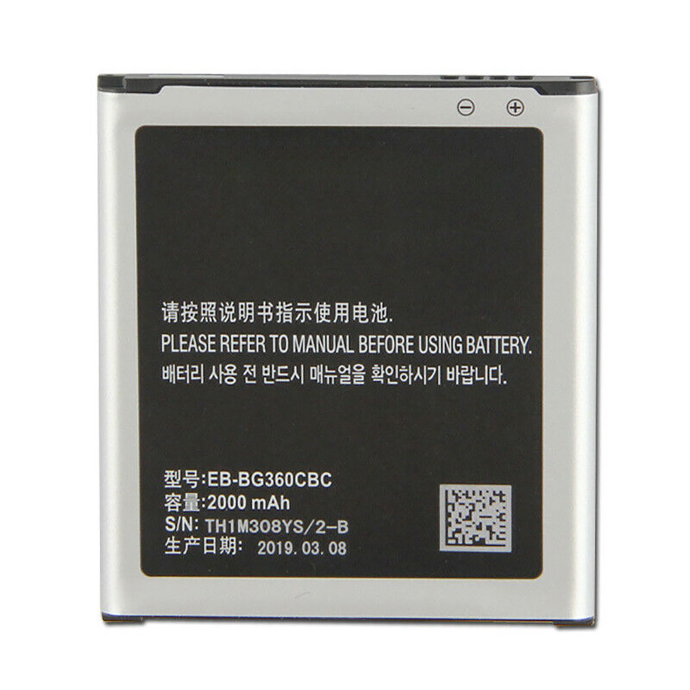 Batterie pour 2000mAh/7.7WH 3.85V/4.4V EB-BG360CBC
