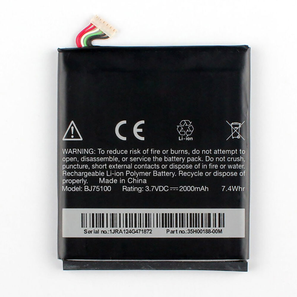 Batterie pour 2000mAh/7.4WH 3.7V BJ75100