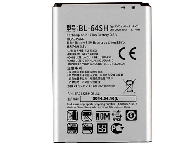 Batterie pour 3000mAh 3.8V BL-64SH