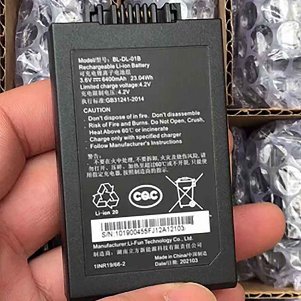 Batterie pour 6400mAh 3.6V BL-DL-01B