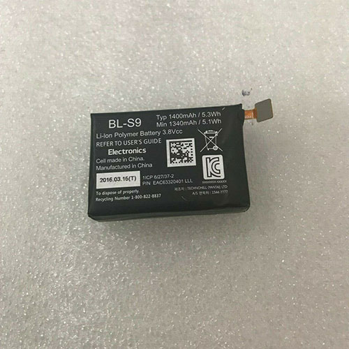 Batterie pour 1340mAh/5.1WH 3.8V BL-S9