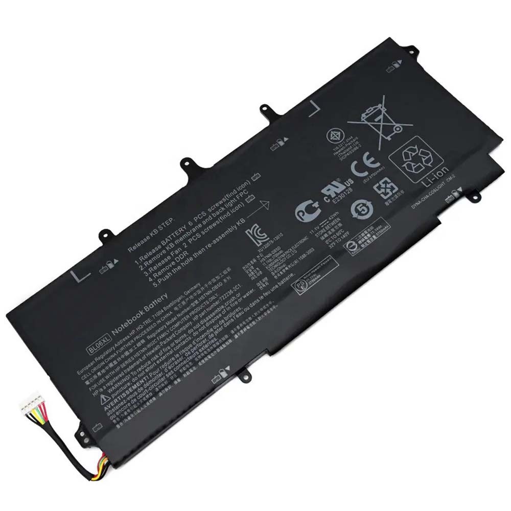 Batterie pour 3700mAh 11.1V 722236-2C1