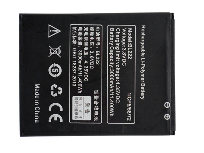 Batterie pour 3000MAH/11.4Wh 3.8V/4.35V BL222
