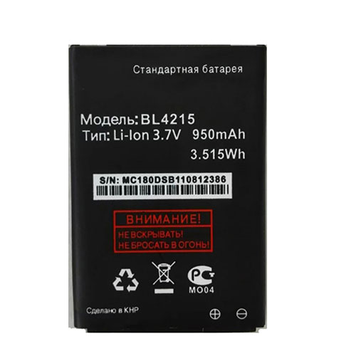 Batterie pour 950mAh/3.515WH 3.7V BL4215