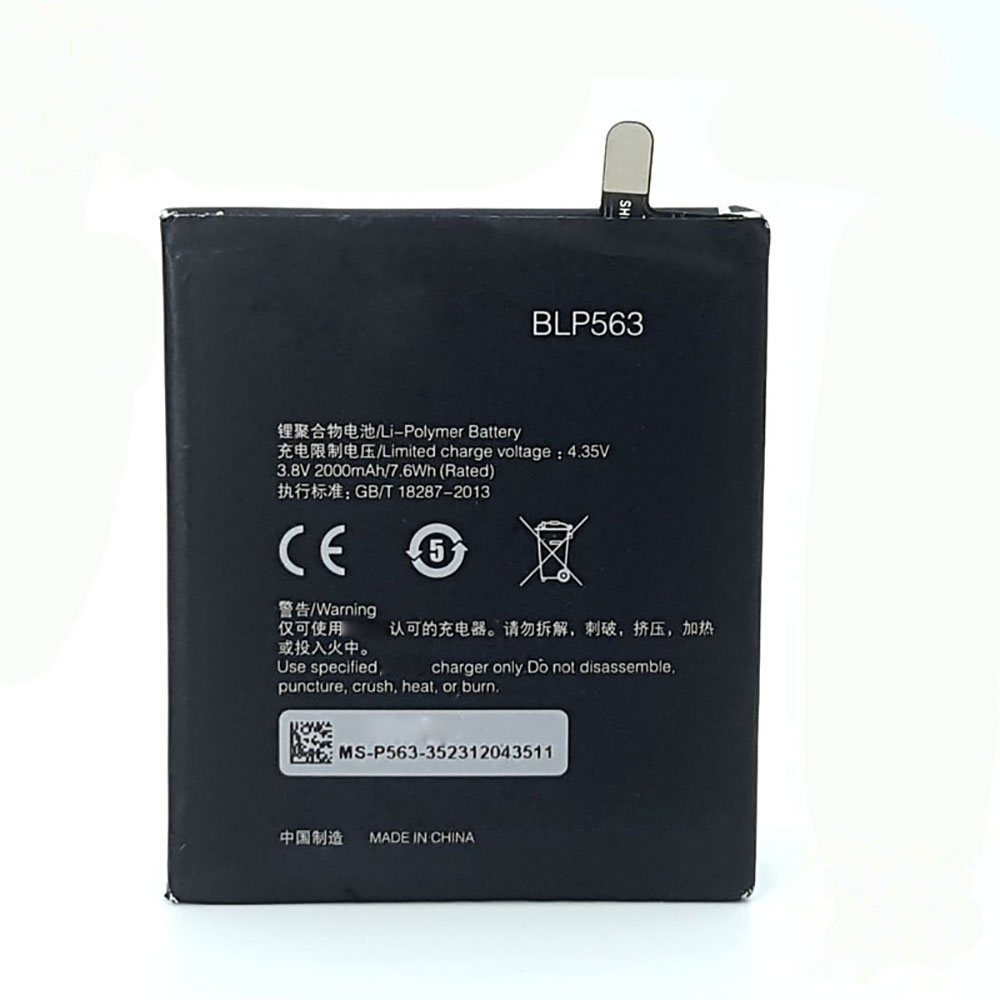 Batterie pour 2000mAh/7.6WH 3.8V/4.35V BLP563