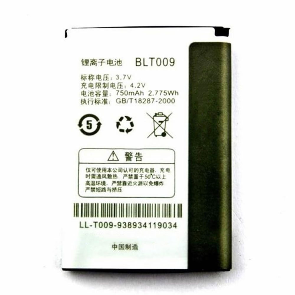 Batterie pour 750mAh/2.775WH 3.7V/4.2V BLT009